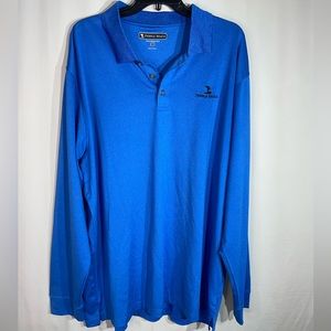 Men’s Pebble Beach Dri-Fit Long Sleeve Polo Size 2X.   (0425)
